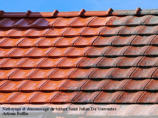 Nettoyage et démoussage de toiture saint-julien-de-vouvantes-44670 Artisan Reffin